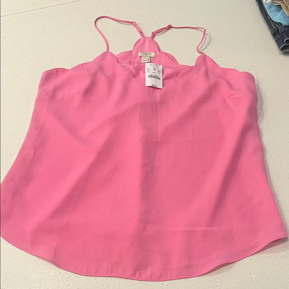 J. Crew Bright Pink Camisole Top